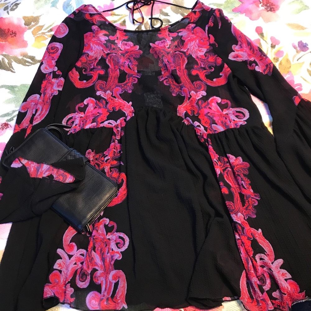 Free People Sheer Dress/Tunic - Picture 2 of 8